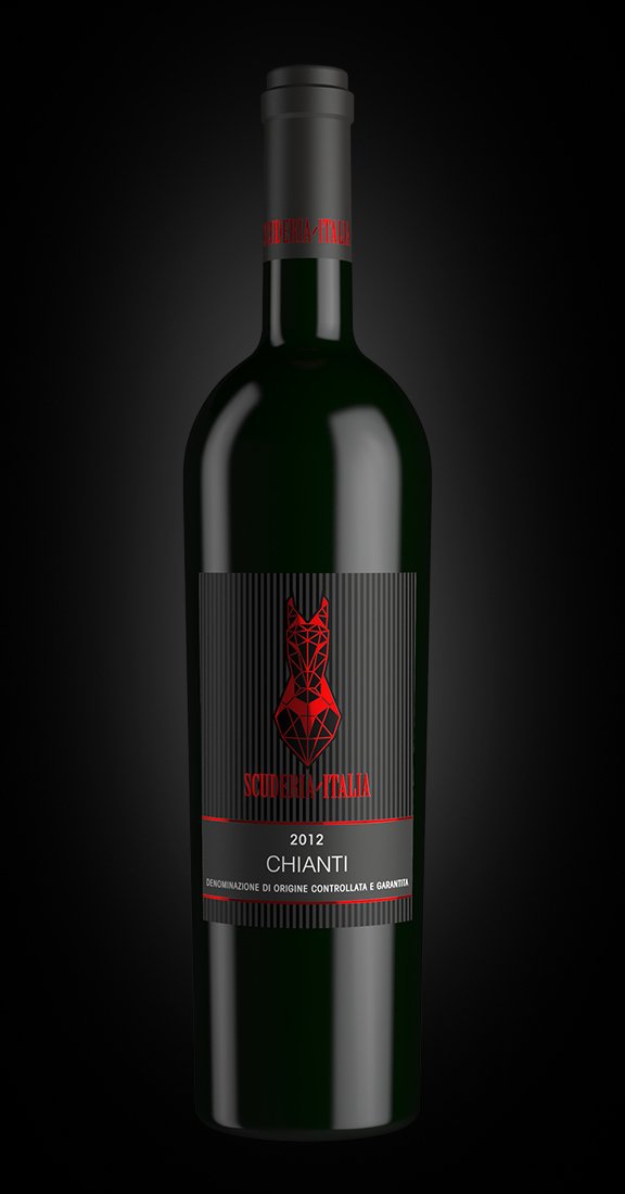 Chianti 2012 DOCG, Red Italian Wine, Scuderia Italia